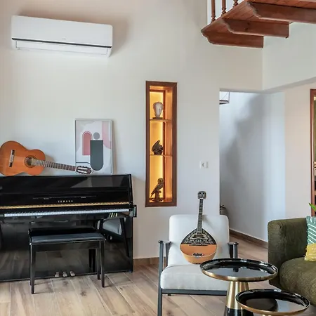 Seaview With Piano By Chania Living Stories ハニア