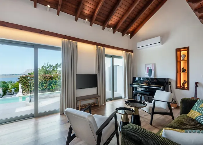 Villa Seaview With Piano By Chania Living Stories *