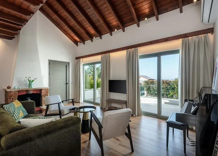 Villa Seaview With Piano By Chania Living Stories *